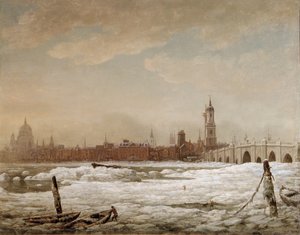 London Bridge i den store frost i 1776, 1776